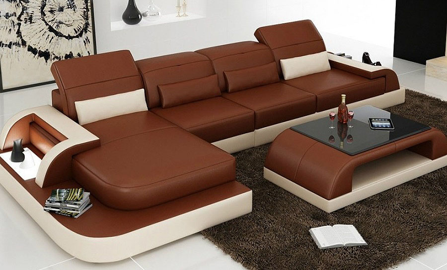 Orion - 3sC - Leather Sofa Lounge Set